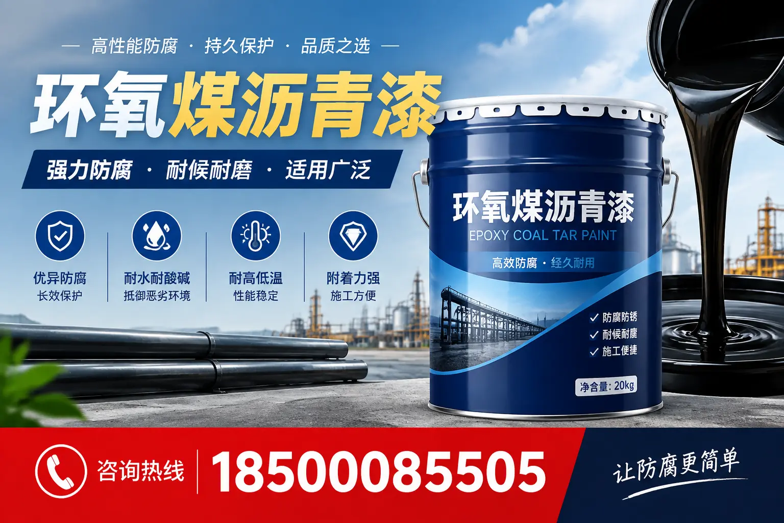 环氧煤沥青漆在不同气候条件下的表现分析，郑州适用性