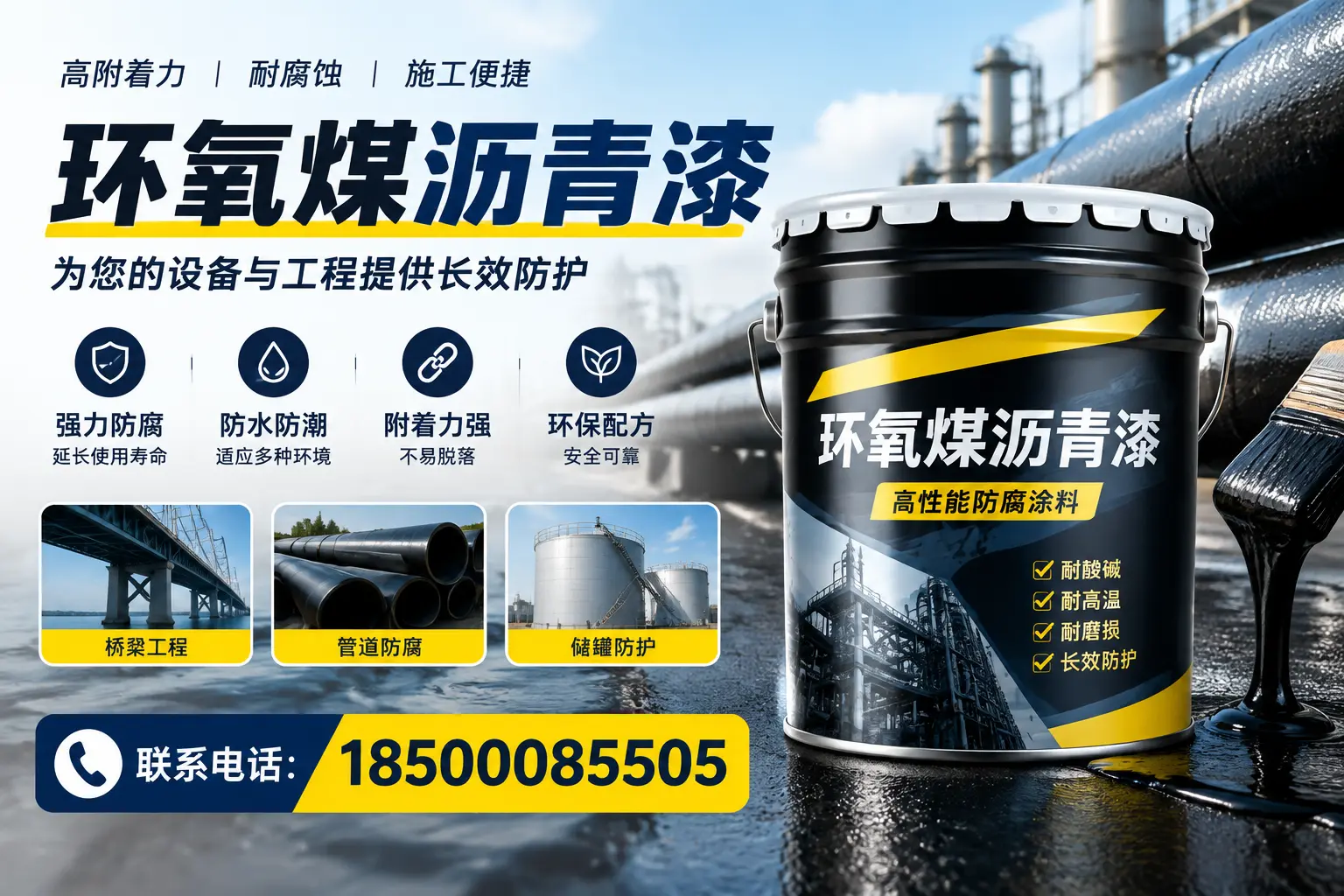 环氧煤沥青漆与其他涂料的对比分析，助力郑州企业决策